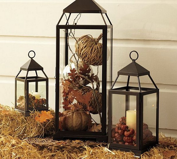 fall lanterns for autumn decor